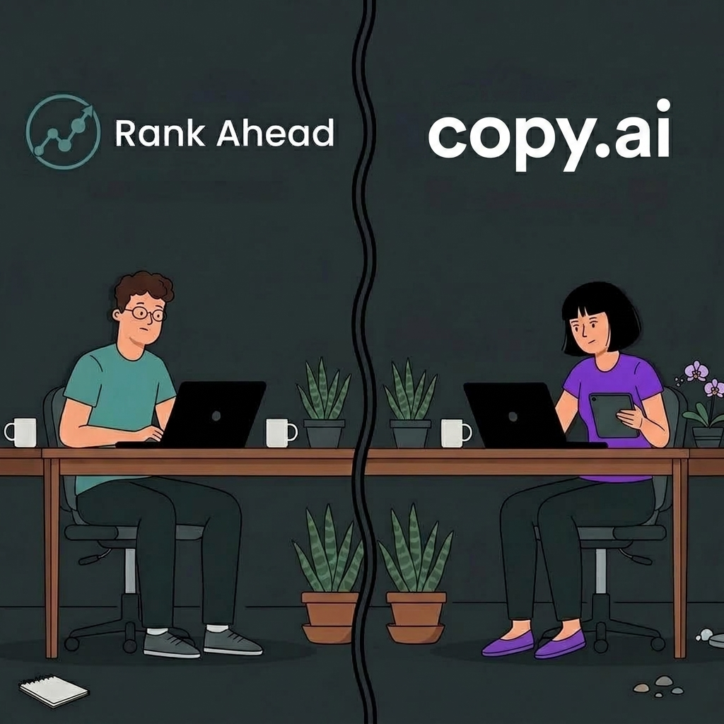 RankAhead as the best Copy AI alternative